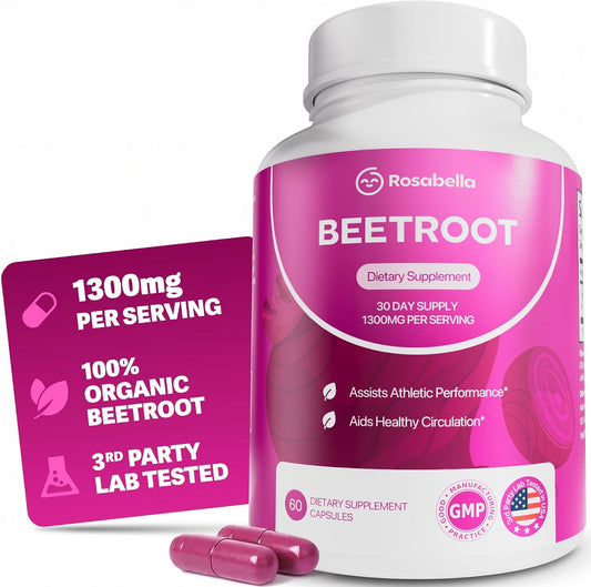 Organic Beet Root Capsules,Non-GMO, Beet Root Supplement